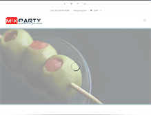 Tablet Screenshot of mixnparty.com
